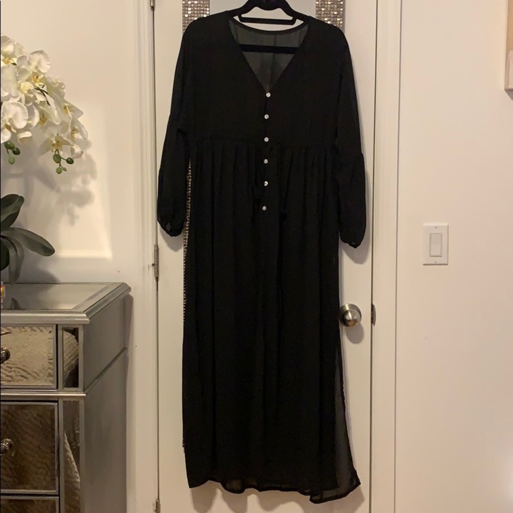 Sheer duster/coverup